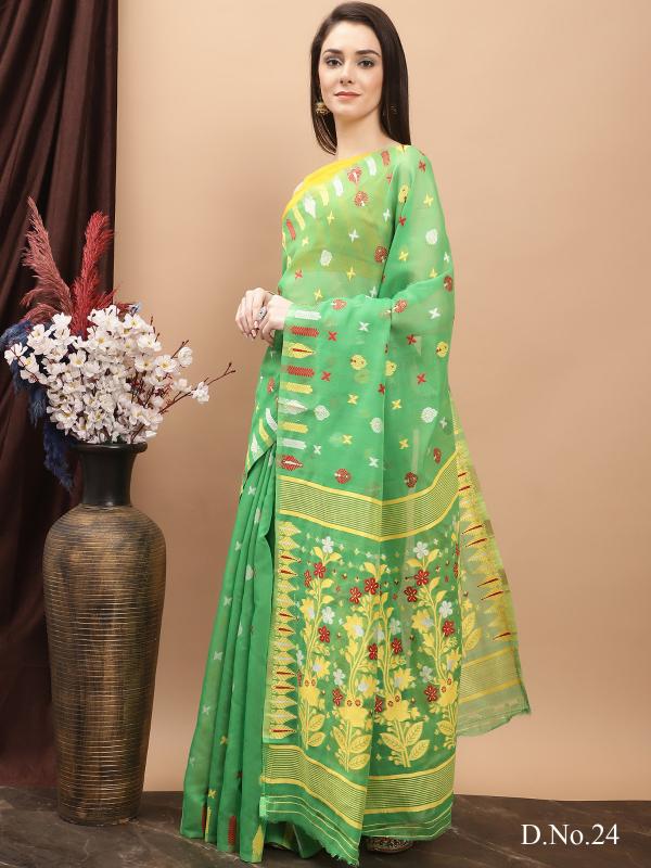 sl 24  Designer cotton Saree Collection